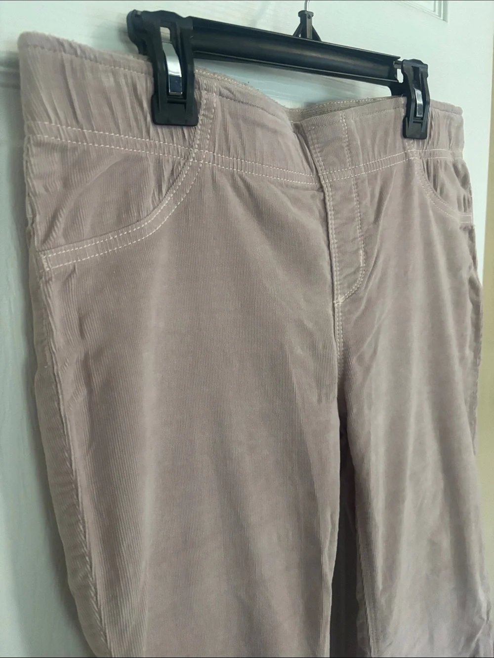 Free People Dusty Mauve Corduroy Flare Jeans